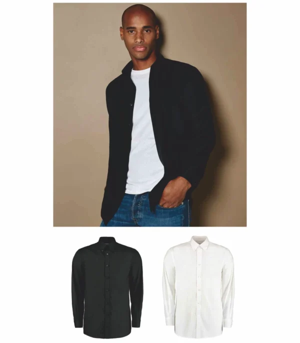 Kustom Kit KK140 L/S Classic Fit Work Shirt